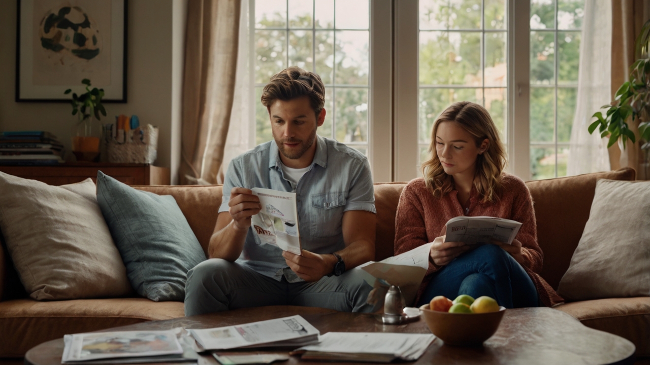 Budget journal and tools representing flexible planning